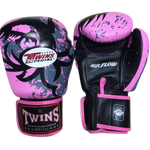 TWINS SPECIAL MUAY THAI BOXING GLOVES Leather 8-16 oz FBGV-36 4 Colours White / Red / Pink / Purple