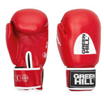 GREENHILL TIGER IBA APPROVED PROFESSIONAL TRAINING BOXING GLOVES Velcro Closure 10-12 oz Red