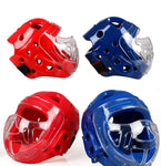 Martial Arts / Taekwondo / MMA / JKD / Wing Tsun Ultra Light Dipped Foam Headgear Guard Protector with Face Shield Size  S-XL 2 Colours