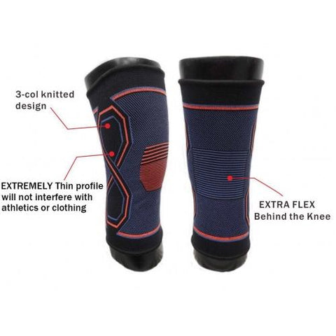 LION KING 0005 MUAY THAI  BOXING MMA KNEE SUPPORT GUARD PADS L-XL