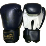 LION KING 2707 MUAY THAI  BOXING GLOVES 8-16 oz Black