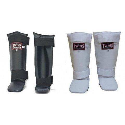 TWINS SPECIAL SGS-1 MUAY THAI BOXING MMA SHIN GUARD PROTECTOR Synthetic S-XL 2 Colours