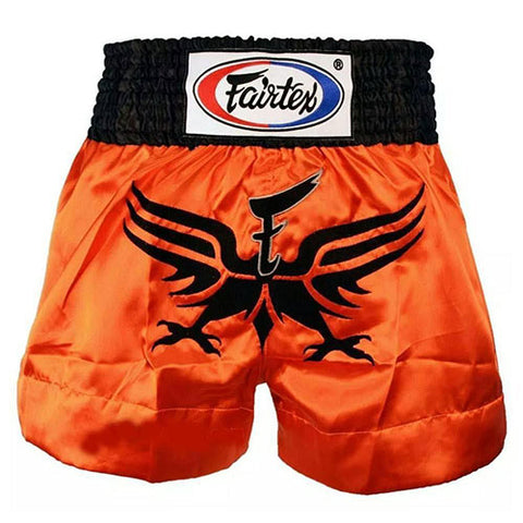 Fairtex FLY HIGH MUAY THAI BOXING Shorts XS-XXL Orange BS0644