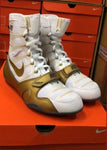 NIKE HYPERKO 1 PROFESSIONAL BOXING SHOES BOXING BOOTS US 4-12.5 White-Gold