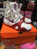NIKE HYPERKO 1 PROFESSIONAL BOXING SHOES BOXING BOOTS US 6 White-Red