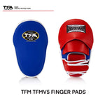 TFM MV5 MUAY THAI BOXING MMA PUNCHING FOCUS MITTS FINGER PADS Cowhide Leather Size Free