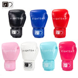 Fight Day MGV1 MUAY THAI BOXING GLOVES Microfiber Kids 6 oz 7 Colours