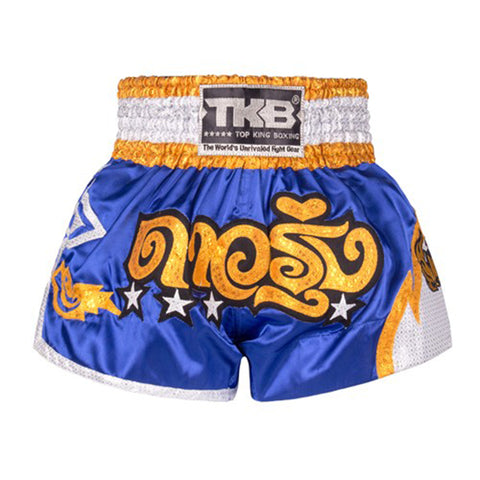 Top King TKBTBS093 Muay Thai Boxing Shorts S-XL Blue