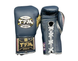 TFM RL5 HANDMADE CUSTOM MADE PROFESSIONAL COMPETITIONS BOXING GLOVES LACES UP 8-16 oz
