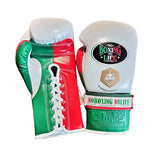 No Boxing No Life BOXING GLOVES SEEK DESTROY Lace Up Extra Thick Microfiber 8-16 oz Mexico