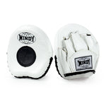WINDY AGILITY PP12 MUAY THAI BOXING MMA SHORT FOCUS MITTS PADS WHITE