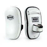 WINDY KP8 MUAY THAI BOXING MMA CURVED KICKING PADS SIZE S / M WHITE