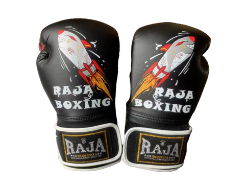 RAJA RBGS-38 MUAY THAI BOXING GLOVES Professional Microfiber 12 oz