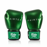 Fairtex BGV22 Metallic MUAY THAI BOXING GLOVES 8-16 oz Metallic Green