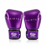Fairtex BGV22 Metallic MUAY THAI BOXING GLOVES 8-16 oz Metallic Purple