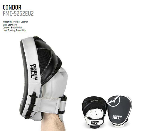 GREENHILL CONDOR BOXING PUNCHING FOCUS MITTS PADS