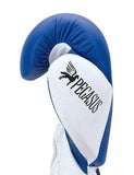 GREENHILL PEGASUS PROFESSIONAL COMPETITION BOXING GLOVES LACE UP 10-12 oz Blue White