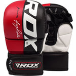 RDX T6 MMA MUAY THAI BOXING SPARRING GLOVES Leather Size S-XL 2 Colours