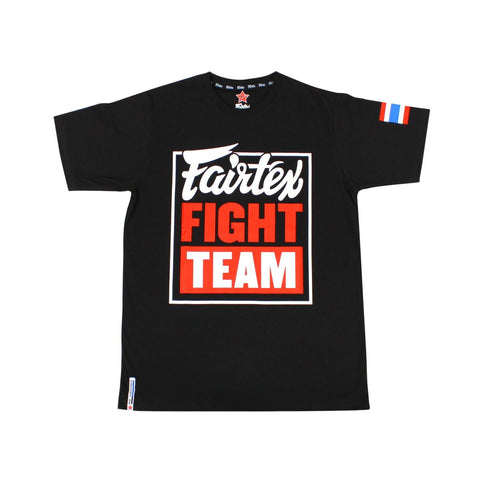 FAIRTEX MUAY THAI FIGHTER T-SHIRT TST51 S-XL BLACK/RED