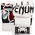 Venum 1393 Undisputed 2.0 MMA MUAY THAI BOXING SPARRING GLOVES Nappa Leather Size S / M / L-XL White