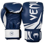 VENUM CHALLENGER 3.0 MUAY THAI BOXING GLOVES - 8 - 16 OZ - Navy Blue White