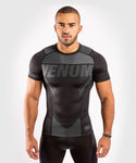 VENUM-04113-114 ONE FC IMPACT MMA Muay Thai Boxing Rashguard Compression T-shirt - SHORT SLEEVES XS-XXL Black Black
