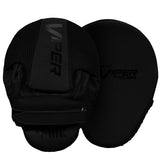 VIPER by TITLE ELEMENTAL MUAY THAI BOXING MMA PUNCHING FOCUS MITTS PADS Black